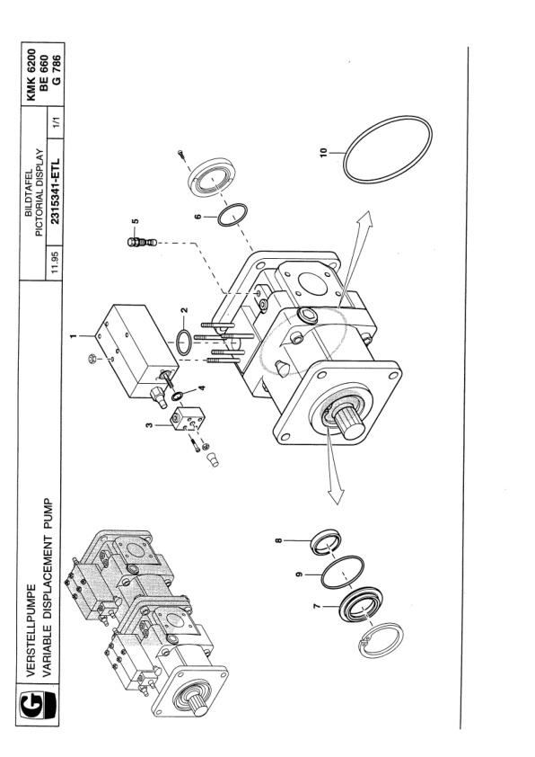 Grove GMK 6200 Crane Spare Parts List 1995 EN DE-3