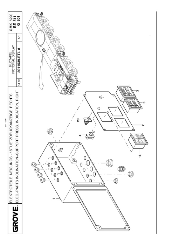 Grove GMK 6220-L Crane Spare Parts List 2003-04 DE EN-2