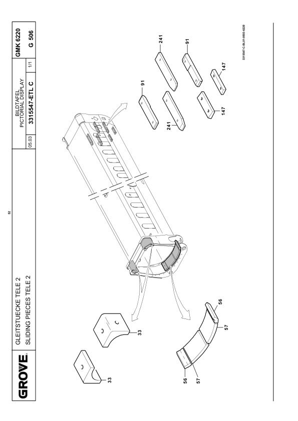 Grove GMK 6220-L Crane Spare Parts List 2004-04 DE EN-3