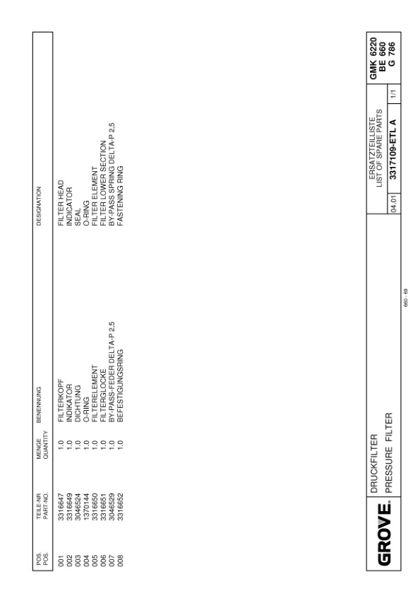 Grove GMK 6220-L Crane Spare Parts List 3066608 2002 EN DE-3