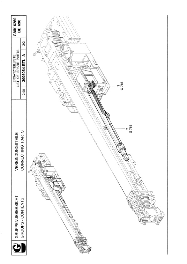 Grove GMK 6250 Crane Spare Parts List 1999-12 EN DE-3