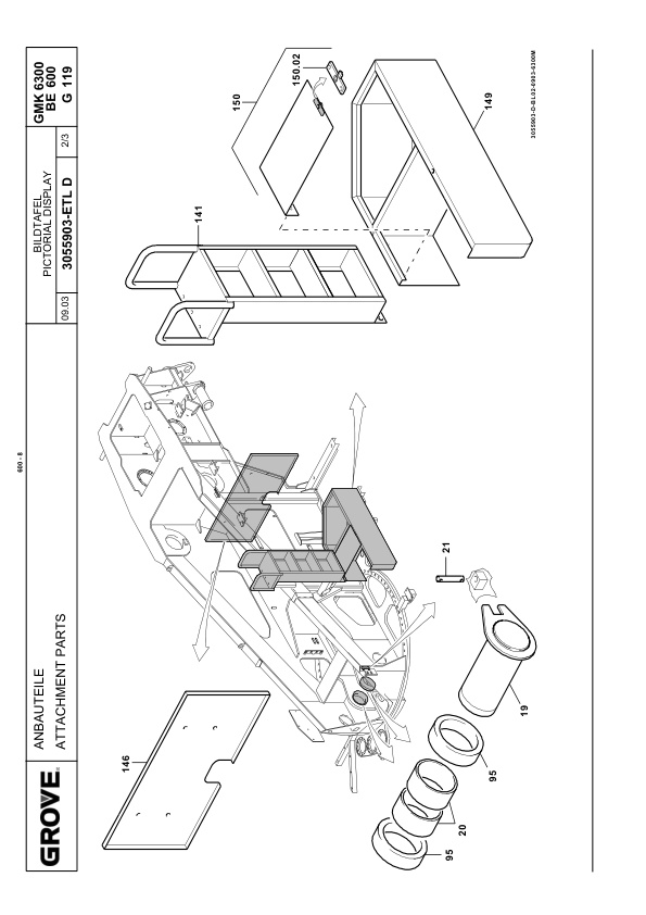 Grove GMK 6300 Crane Spare Parts List 2003 DE EN-2