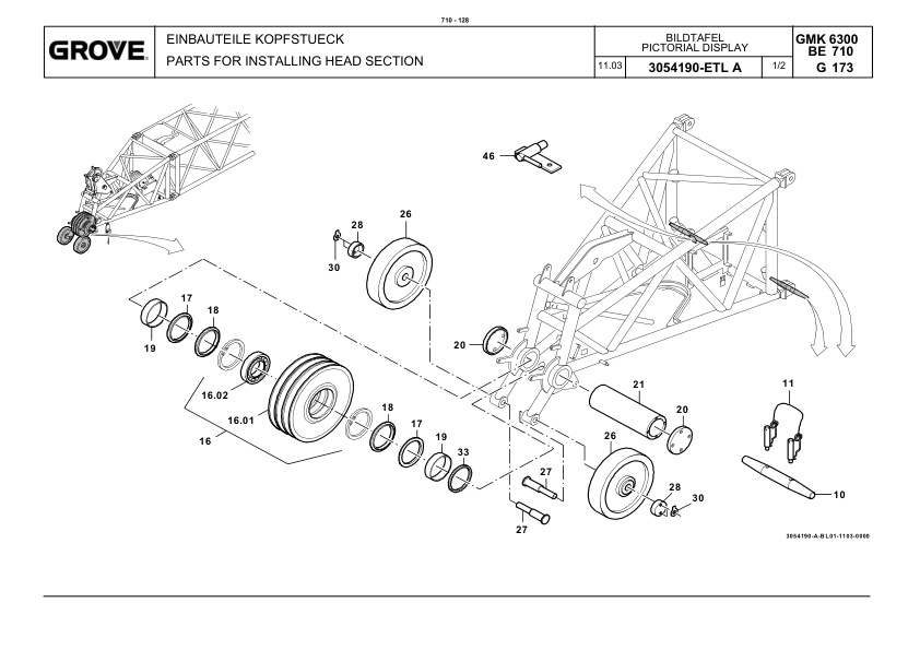 Grove GMK 6300 Crane Spare Parts List 2005-03 DE EN-3