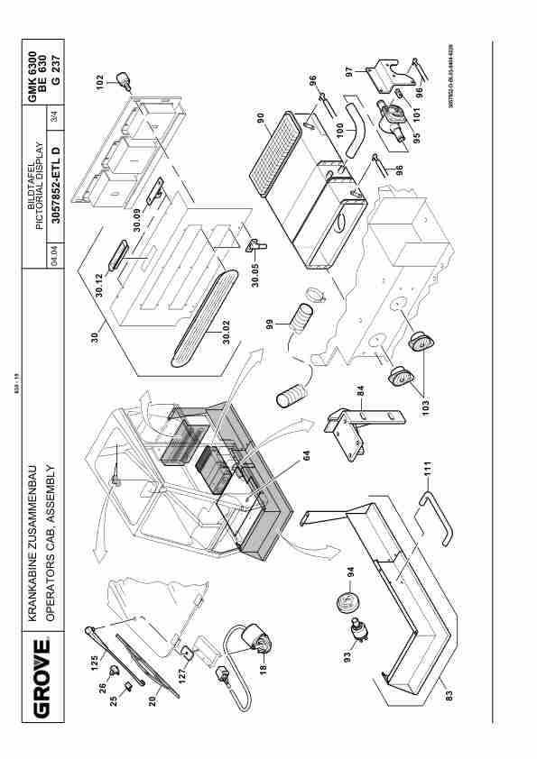 Grove GMK 6300 Crane Spare Parts List 2005-12 DE EN-2