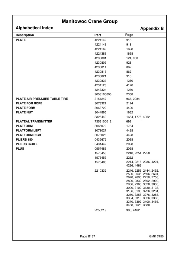 Grove GMK 7450 Crane Spare Parts Catalog 2018 DE EN-2