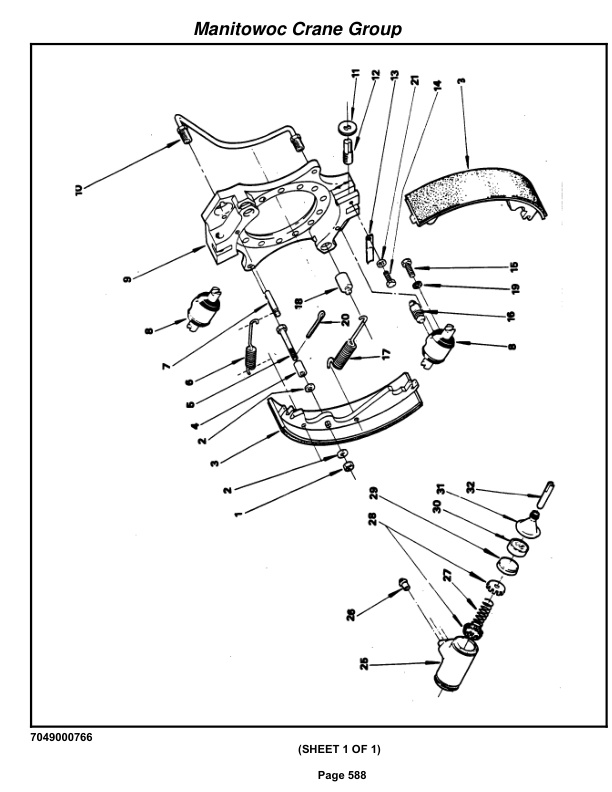 Grove RT422 Crane Parts Manual 79462 2007-3