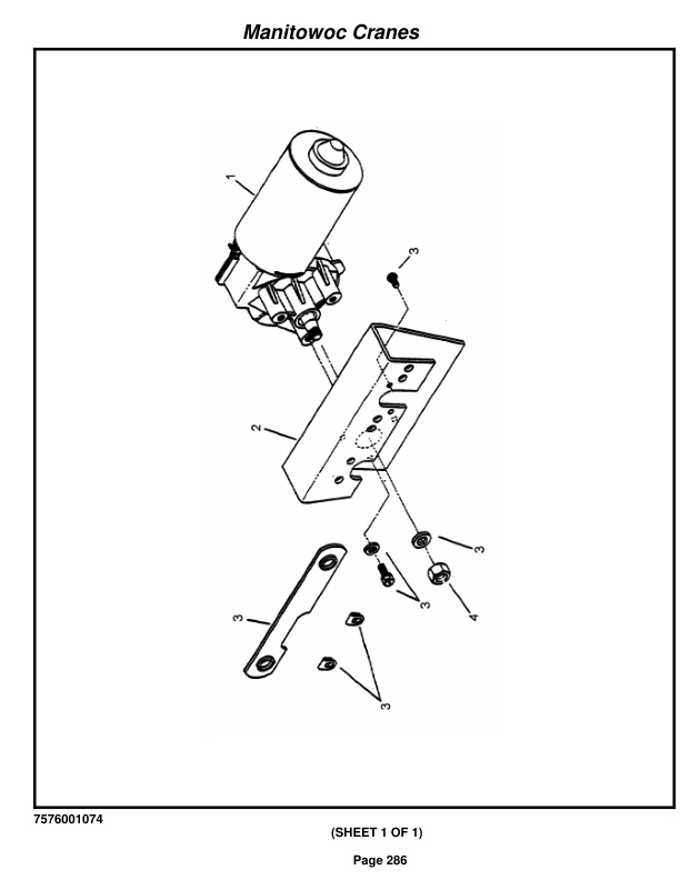 Grove RT500 Crane Parts Manual 220652 2014-2