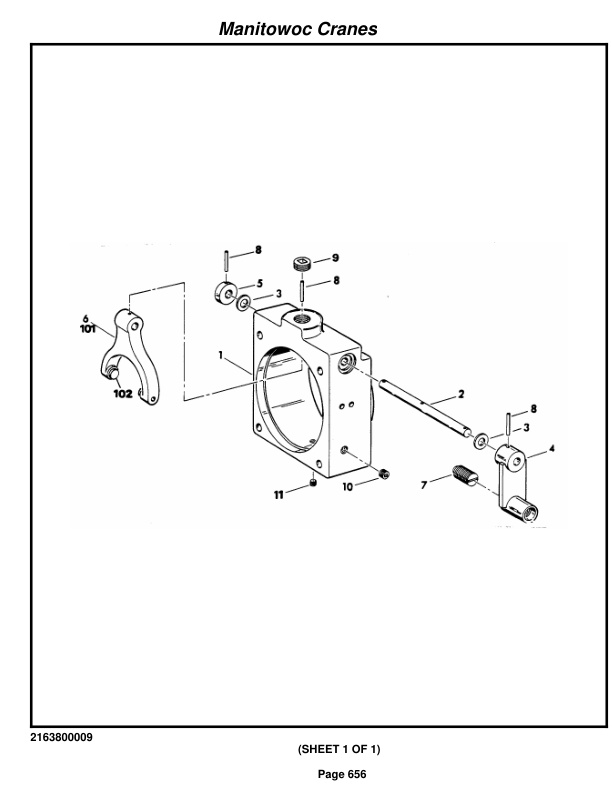 Grove RT500C Crane Parts Manual 221033 2014-3