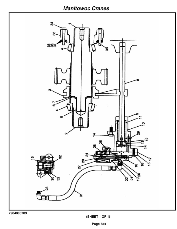 Grove RT500DXL Crane Parts Manual 220347 2014-3