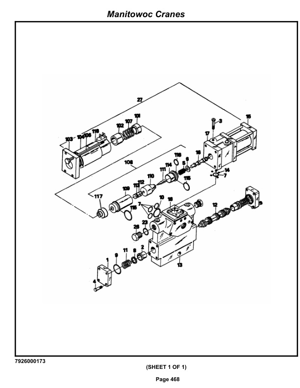 Grove RT522 Crane Parts Manual 51401 2012-3