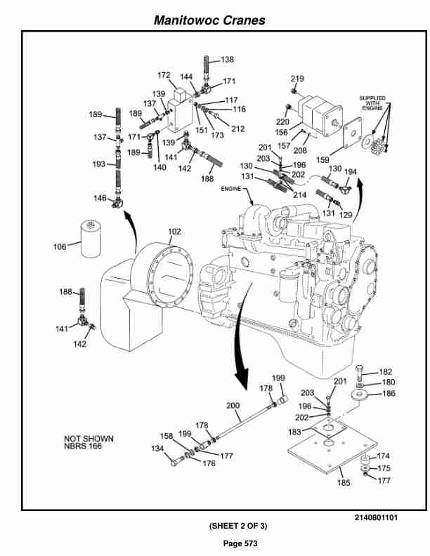 Grove RT522B Crane Parts Manual 220458 2014-3