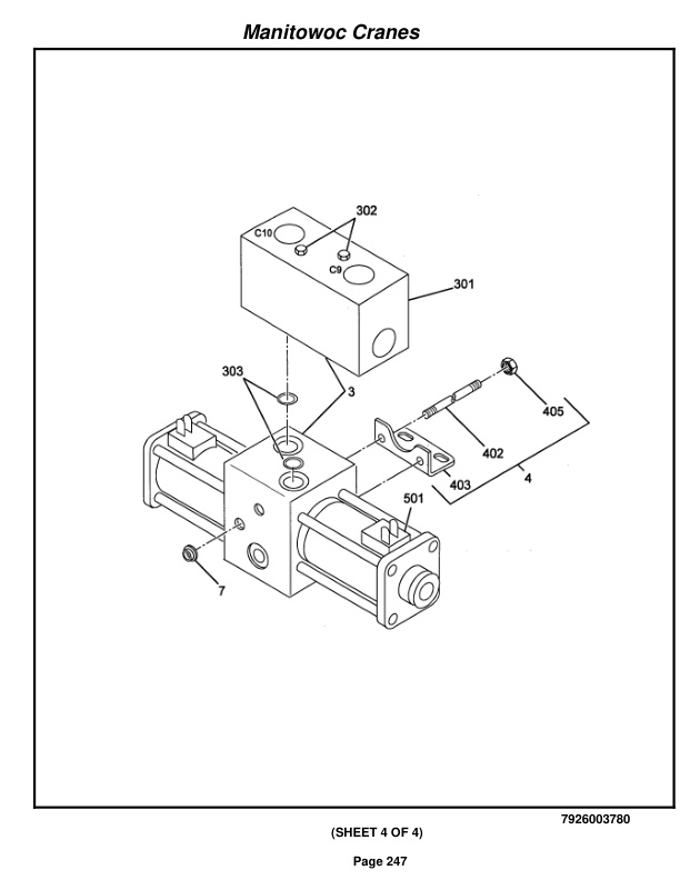 Grove RT522B Crane Parts Manual 87504 2012-2