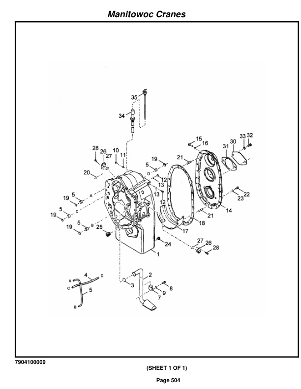 Grove RT525E Crane Parts Manual 222827 2015-3