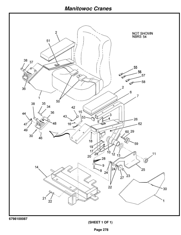 Grove RT525E Crane Parts Manual 224141 2015-2