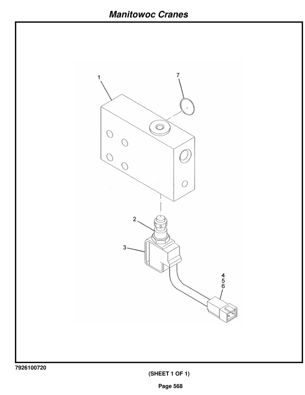 Grove RT525E Crane Parts Manual 224141 2015-3