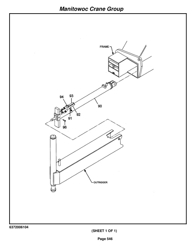 Grove RT525E Crane Parts Manual 224585 2005-3