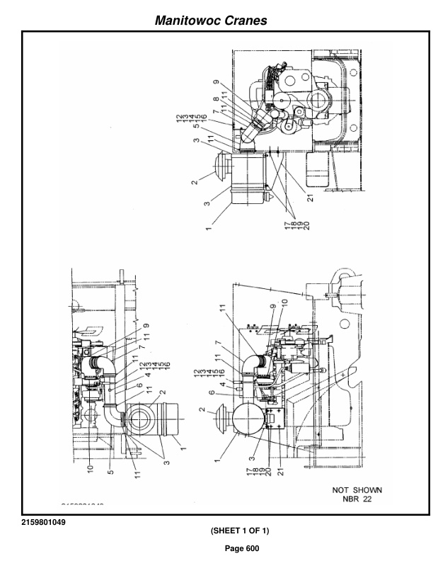 Grove RT528C Crane Parts Manual 220161 2014-3