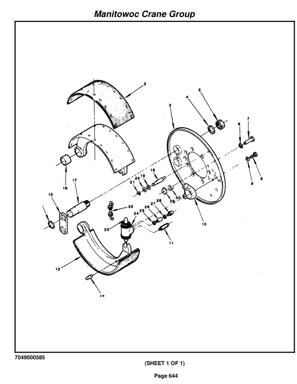 Grove RT528C Crane Parts Manual 72239 2005-3