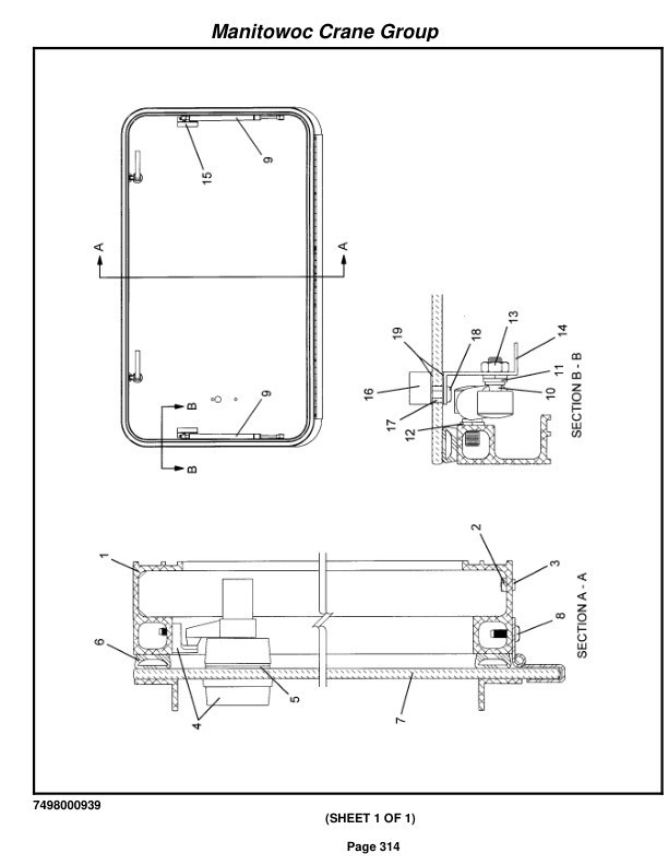 Grove RT528C Crane Parts Manual 73659 2005-2