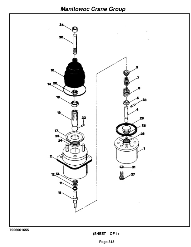 Grove RT528C Crane Parts Manual 76601 2007-2