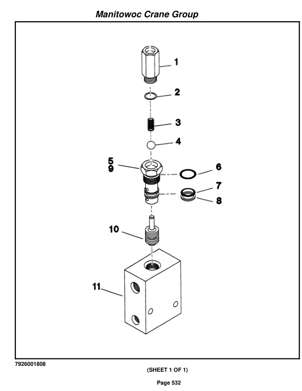 Grove RT528C Crane Parts Manual 79995 2008-3