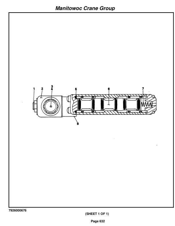 Grove RT528C Crane Parts Manual 81312 2005-3