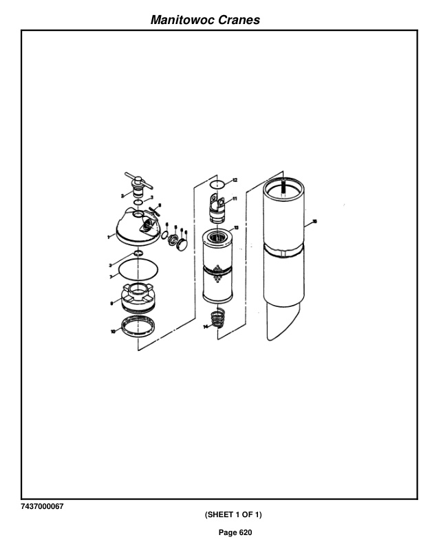 Grove RT528C Crane Parts Manual 81569 2012-3