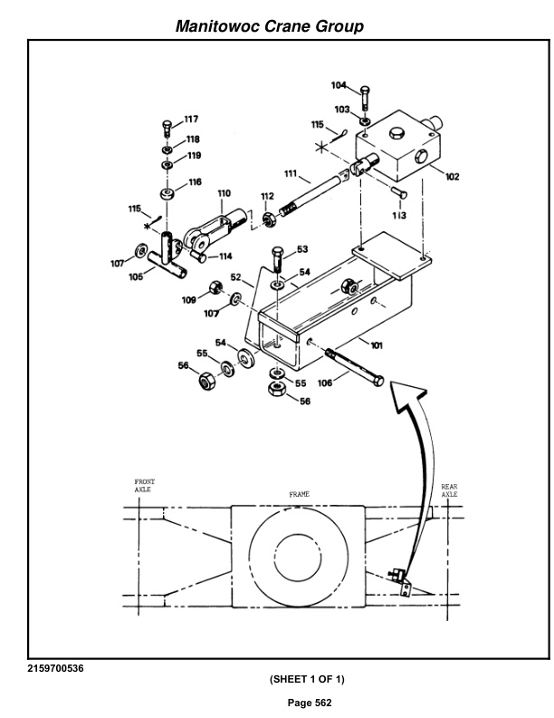 Grove RT528C Crane Parts Manual 84260 2004-3