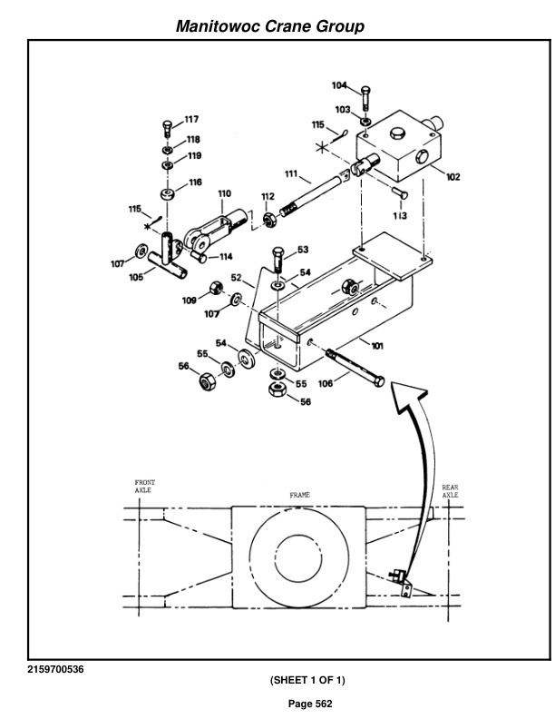 Grove RT528C Crane Parts Manual 84262 2004-3