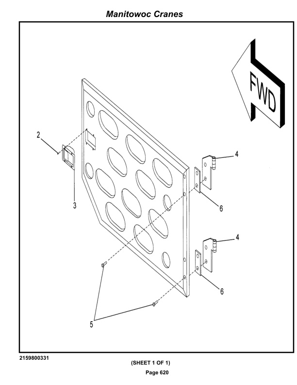 Grove RT528C Crane Parts Manual 84314 2021-3