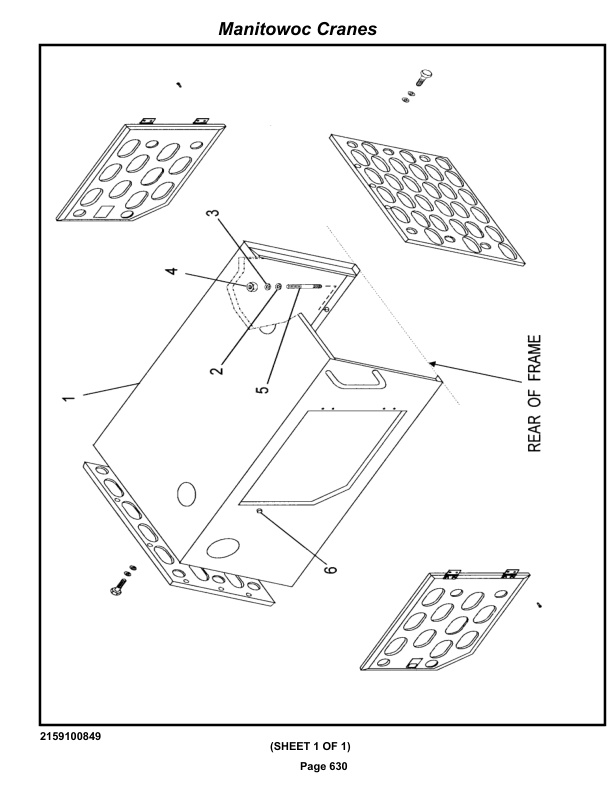 Grove RT528C Crane Parts Manual 84890 2021-3