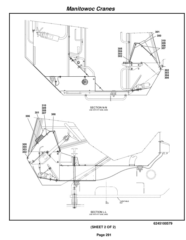 Grove RT530 Crane Parts Manual 224254 2012-2