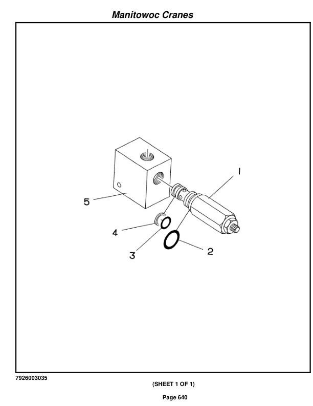 Grove RT530D Crane Parts Manual 83789 2010-3