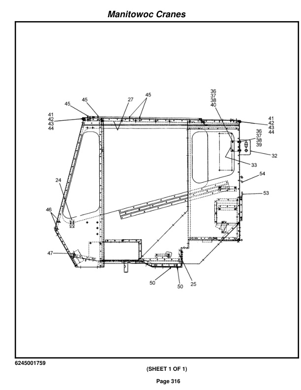 Grove RT530DXL Crane Parts Manual 220349 2014-2