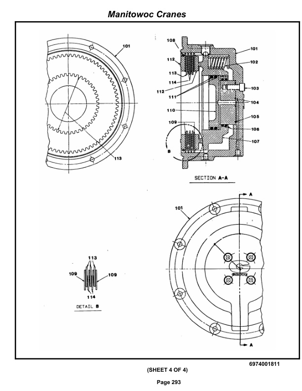 Grove RT530DXL Crane Parts Manual 83344 2013-2