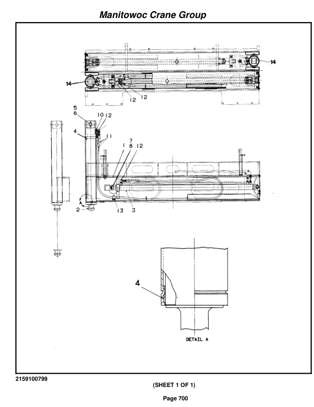 Grove RT530DXL Crane Parts Manual 83646 2008-3