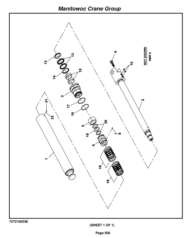 Grove RT530E-2 Crane Parts Manual 226668 2007-3