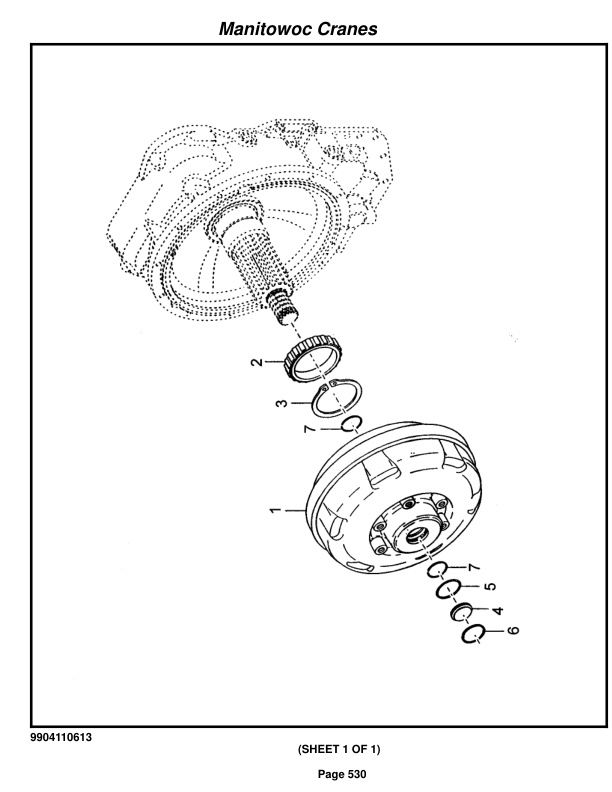 Grove RT530E-2 Crane Parts Manual 226890 2017-3