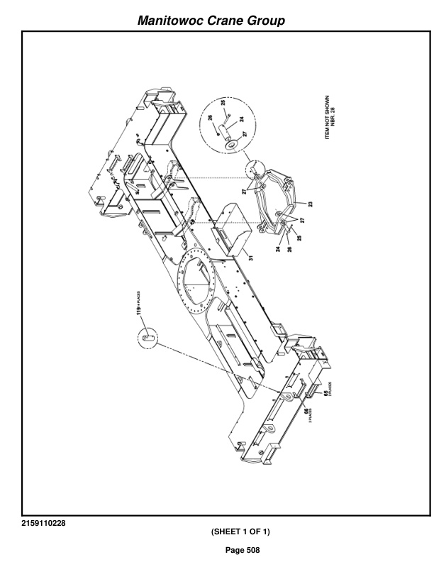 Grove RT530E-2 Crane Parts Manual 227385 2007-3