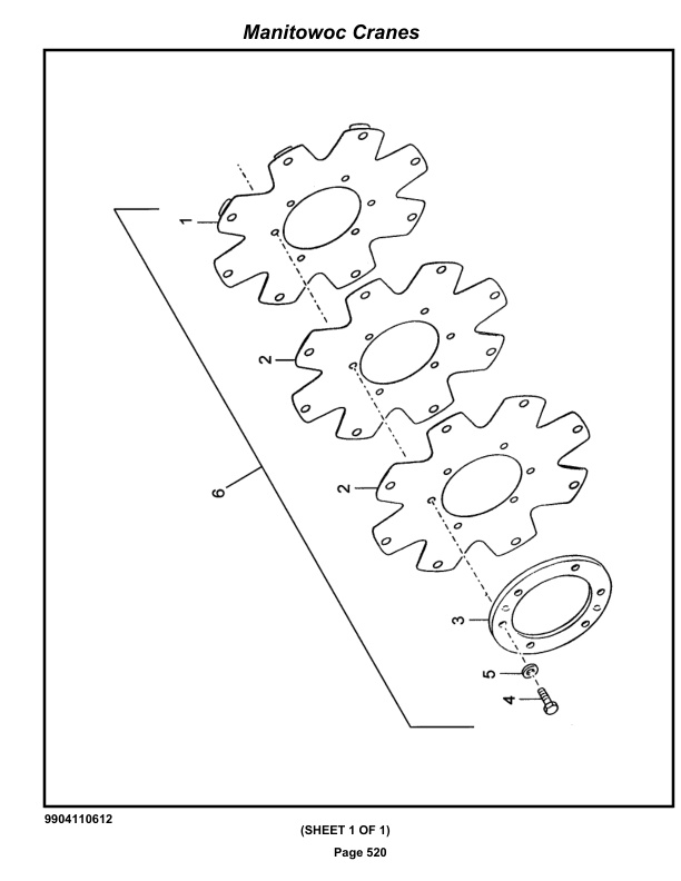 Grove RT530E-2 Crane Parts Manual 227431 2019-3