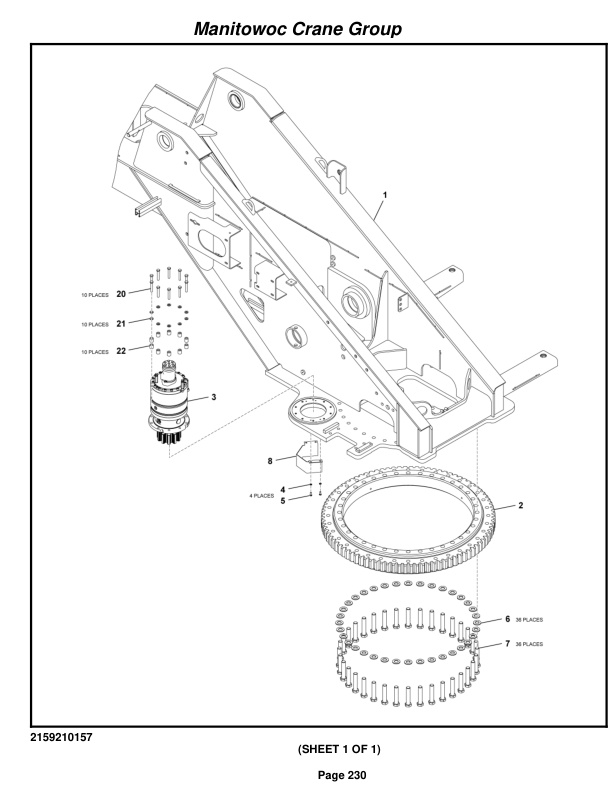 Grove RT530E-2 Crane Parts Manual 227548 2007-2