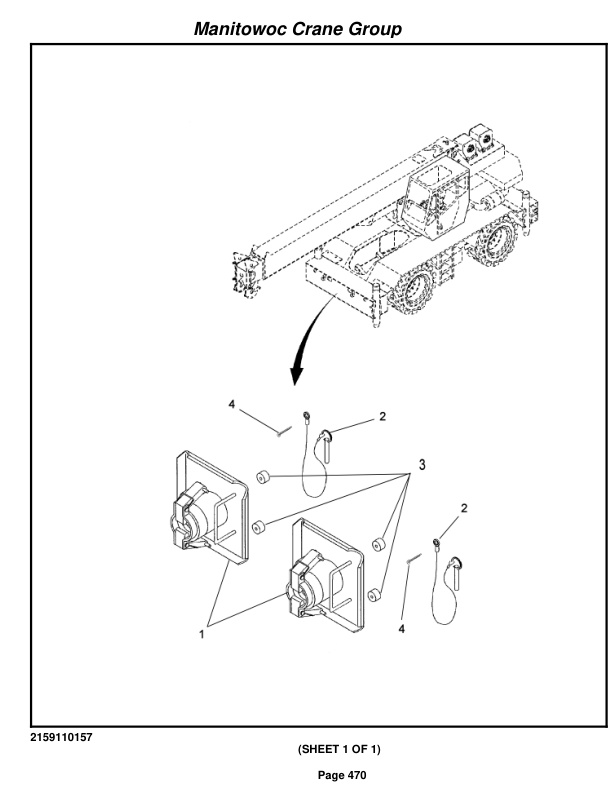 Grove RT530E-2 Crane Parts Manual 227548 2007-3