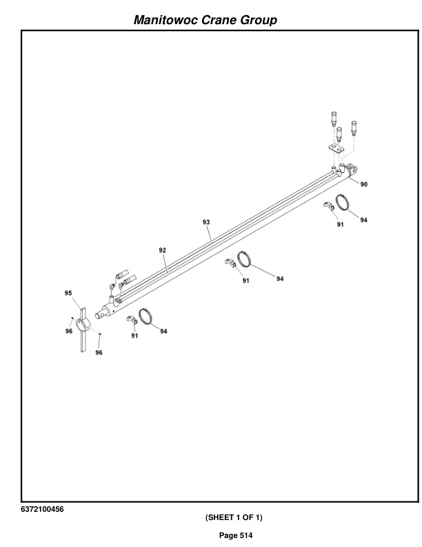 Grove RT530E-2 Crane Parts Manual 227581 2007-3