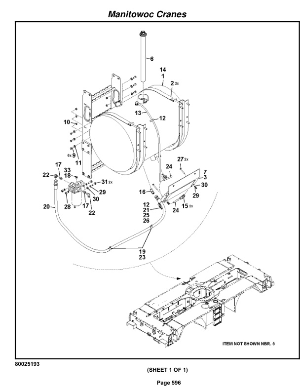 Grove RT530E-2 Crane Parts Manual 231359 2010-3