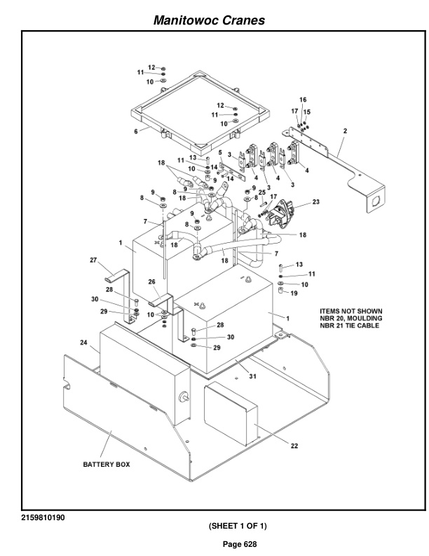 Grove RT530E-2 Crane Parts Manual 232426 2012-3