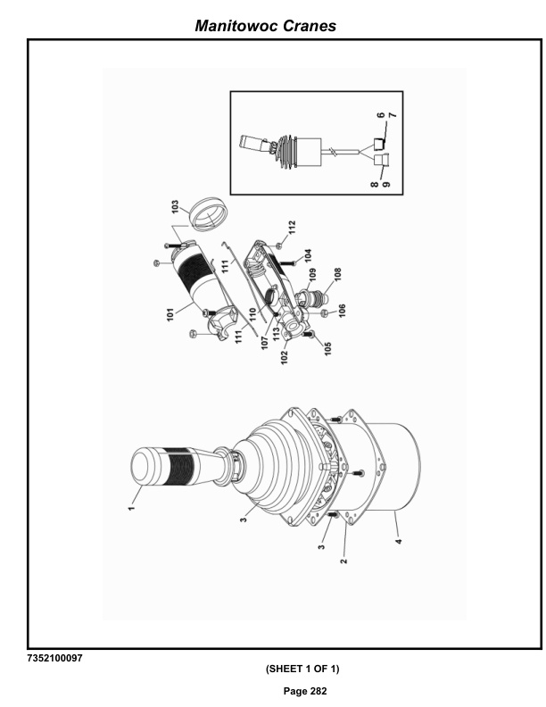 Grove RT530E-2 Crane Parts Manual 233015 2012-2