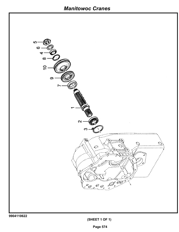 Grove RT530E-2 Crane Parts Manual 233015 2012-3