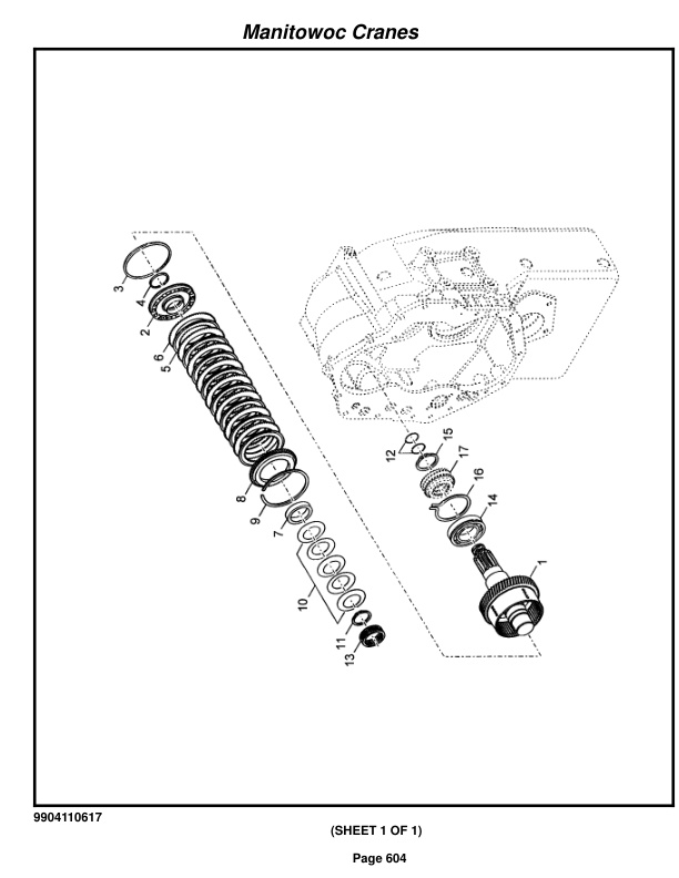 Grove RT530E-2 Crane Parts Manual 233715 2016-3