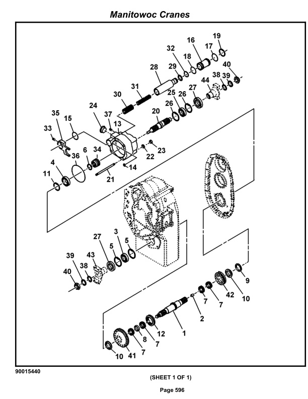 Grove RT530E-2 Crane Parts Manual 233733 2013-3