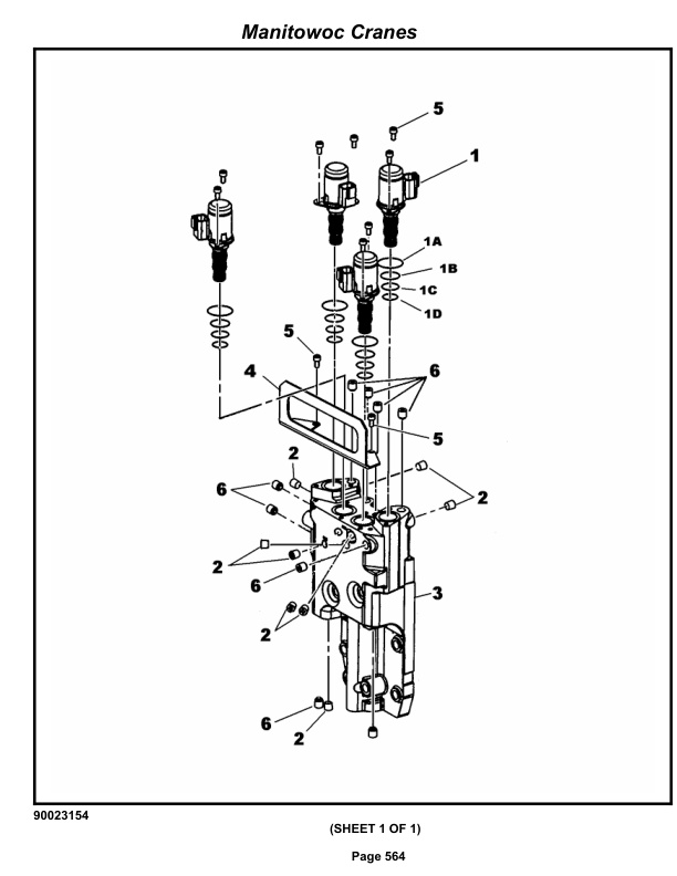 Grove RT530E-2 Crane Parts Manual 234162 2013-3